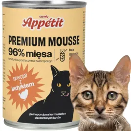comfy-premium-mousse-karma-mokra-dla-kota-z-indykiem-400g