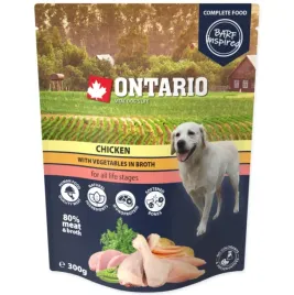 ontario-monobialkowa-karma-mokra-dla-psa-saszetka-kurczak-z-warzywami-300g