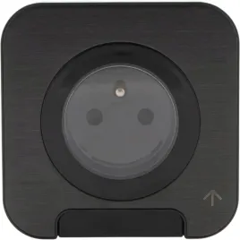 protec-gniazdo-z-klapka-ip44-16a-metal-szczotkowany-czarny