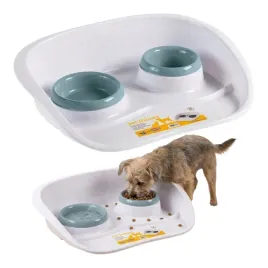 zestaw-miska-podstawka-kerbl-podwojna-pies-kot-stabilna-antyposlizgowa
