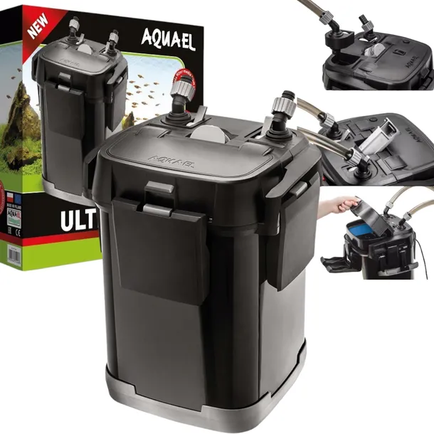 AQUAEL FILTR ZEWNĘTRZNY ULTRAMAX 1000 DO 100-300L z Prefiltrem Wkłady