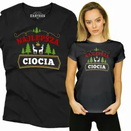 koszulka-damska-najlepsza-ciocia-prezent-na-swieta