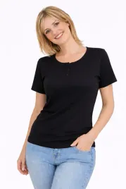 koszulka-polo-damska-krotki-rekaw-czarna-gladka-3xl