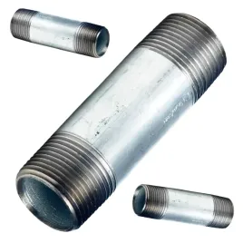 krociec-sztucer-rura-stalowa-ocynk-2-gwinty-o-1-cal-dn25-dlugosc-250mm