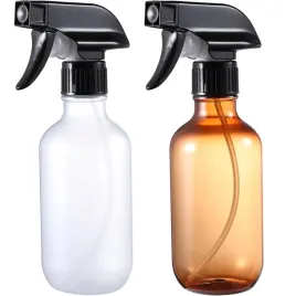 butelka-z-rozpylaczem-mala-300-ml-matowa-przezroczysta-i-brazowa