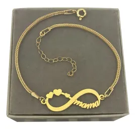 zlota-bransoletka-infinity-mama-dla-mamy-srebro925