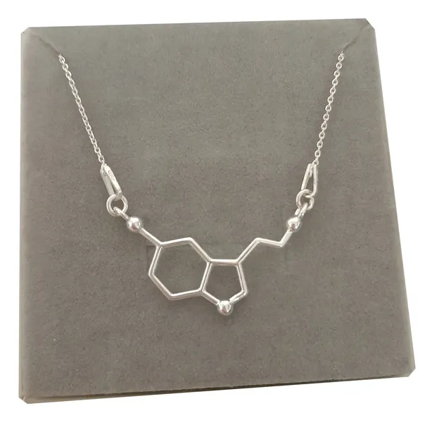 Srebrny naszyjnik SEROTONINA szczęścia SREBRO 45