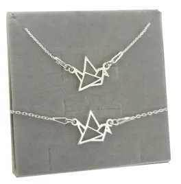 srebrny-komplet-zuraw-origami-celebrytka-925