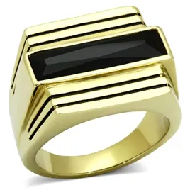 sygnet-meski-czarno-zloty-timeless-r-28-stal-316-l