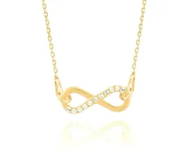 zloty-lancuszek-infinity-nieskonczonosc-swarovski