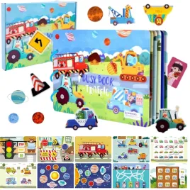 cicha-ksiazeczka-montessori-pojazdy-na-rzepy-diy-edukacyjna-dla-dzieci