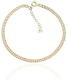 zlota-bransoletka-pancerka-3mm-srebro-pozlacane