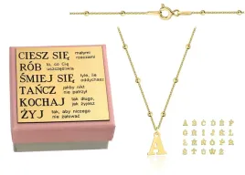 zloty-lancuszek-kulki-z-literka-sr-925-pozlacane