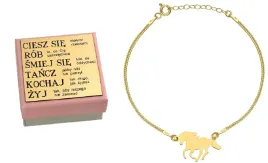 zlota-bransoletka-konik-srebro-925-pozlacane