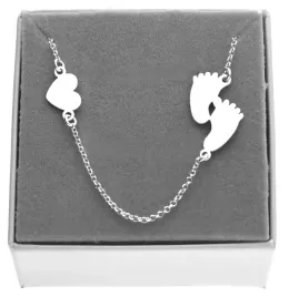 srebrny-naszyjnik-ze-stopkami-stopki-serce-grawer-srebro-50-cm