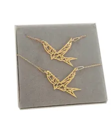 zloty-komplet-origami-golab-celebrytka-srebro-925