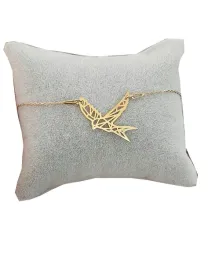 zlota-bransoletka-golab-origami-srebro-925