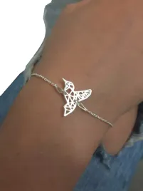 bransoletka-srebrna-koliber-origami-srebro-925