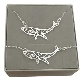komplet-wieloryb-origami-celebrytka-srebro-925