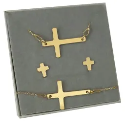 komplet-zloty-krzyz-krzyzyk-srebro-925