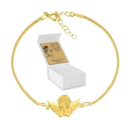 zlota-bransoletka-aniolek-925-komunia-swieta-chrzest-grawer