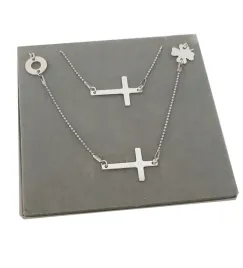 komplet-celebrytka-3-zawieszki-krzyzyk-srebro-925