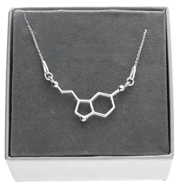 Srebrny naszyjnik SEROTONINA szczęścia SREBRO 40