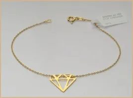 bransoletka-diament-srebro-pozlacane-24k