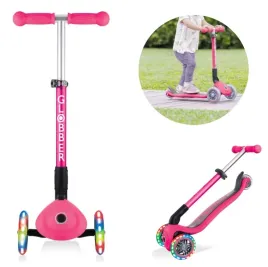 hulajnoga-dla-dziecka-balansowa-regulowana-kolka-led-globber-junior-rozowa