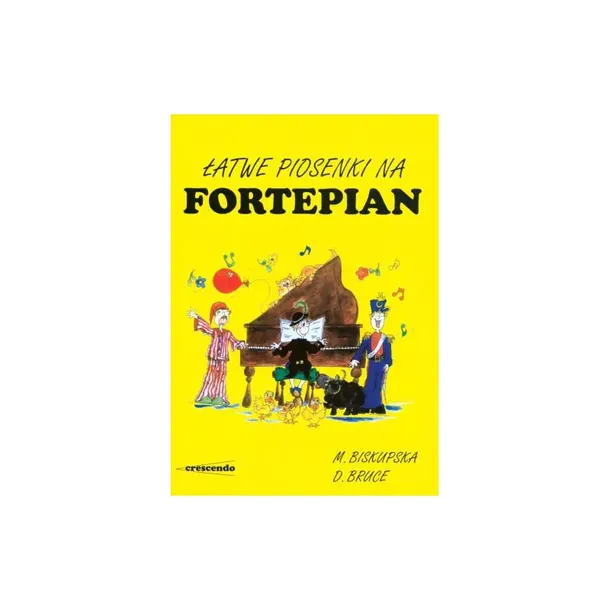 Książka Łatwe piosenki na fortepian M. Biskupska