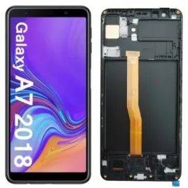 wyswietlacz-lcd-samsung-a7-2018-oled-ramka