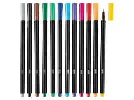 united-office-cienkopisy-markery-kolorowe-punktowe-12-szt-w-tubce