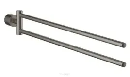 grohe-atrio-podwojny-wieszak-na-recznik-brushed-hard-graphite-40308al3