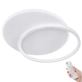lampa-biala-50-cm-z-pilotem-plafon-led-okragly-3-kolory-led-nowoczesna
