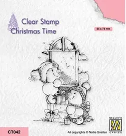 stempel-nellies-ct042-balwanki-z-prezentami