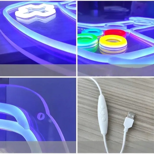 neon-led-ps5-controller-gamepad-regulacja-jasnosci-usb-stan-nowy