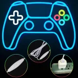 neon-led-ps5-controller-gamepad-regulacja-jasnosci-usb-stan-nowy