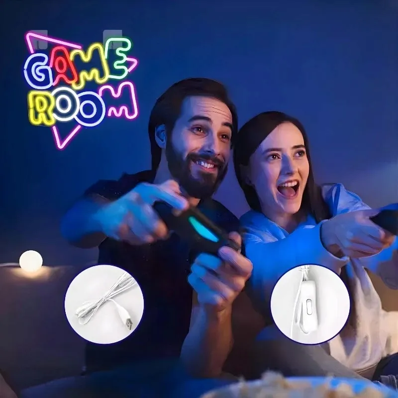 neon-led-game-room-regulacja-jasnosci-usb-stan-nowy