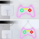 neon-led-controller-gamepad-regulacja-jasnosci-usbrozowy-stan-nowy