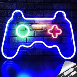 neon-led-controller-gamepad-regulacja-jasnosci-usb-niebieski