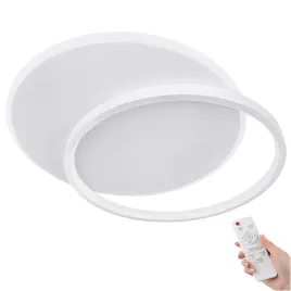 lampa-biala-50-cm-z-pilotem-plafon-led-okragly-3-led-nowoczesna