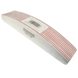 sunone-pilnik-lodka-100-180-bialy-10-szt-zestaw-do-paznokci-manicure