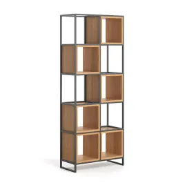 dsi-meble-regal-drewniany-debowy-frame-82-drewno-i-metal-loft