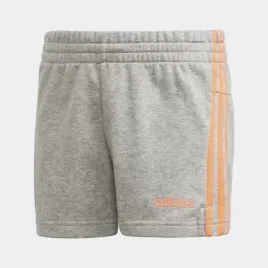 spodenki-mlodziezowe-adidas-essentials-3-stripes-knit-short-szare-fm6983