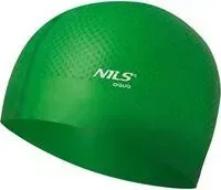 czepek-silikonowy-dots-nils-aqua-nqc-jednokolorowy-zielony