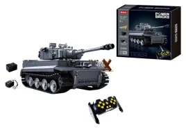 klocki-sluban-rc-wojsko-czolg-niemiecki-tygrys-zdalnie-sterowany-814-el-ko