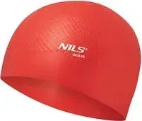 czepek-silikonowy-dots-nils-aqua-nqc-jednokolorowy-czerwony