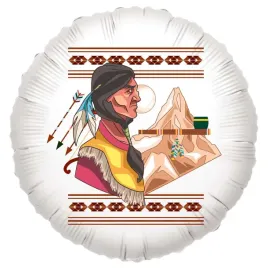 balon-foliowy-indianski-wodz-bialy-18-rnd