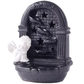 kominek-zapachowy-kadzidelka-stozkowe-scianka-z-gwiazdkami-i-aniolkiem-led