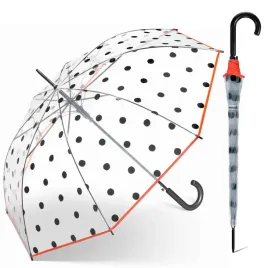 automatyczna-parasolka-happy-rain-przezroczysta-czarne-kropki